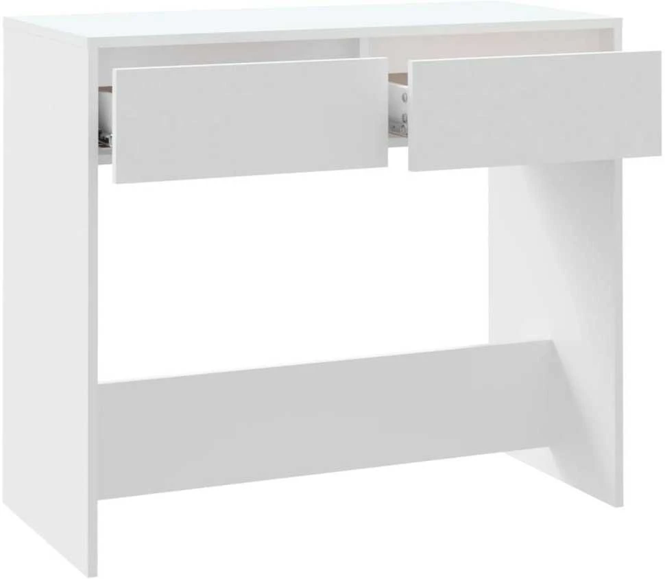 Konsolinis staliukas, baltos spalvos, 89x41x76,5cm, plienas