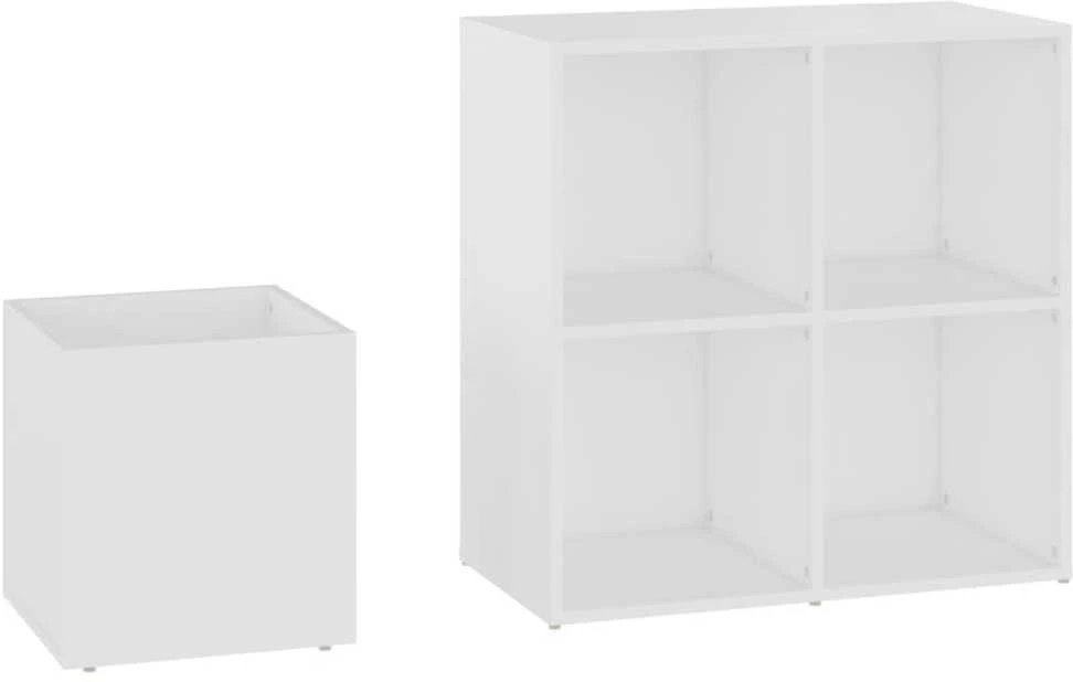 Koridoriaus spintelė batams, balta, 105x35,5x70cm, mediena