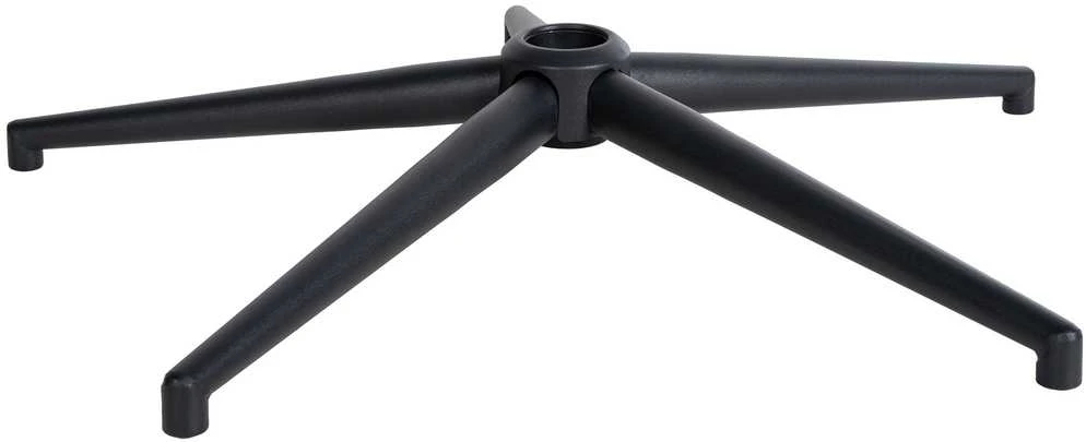 Mville Kampinis 65 cm biuro kėdės pagrindas, juodas, metalinis
