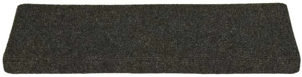 Laiptų kilimėliai, 15vnt., antracito, 65x21x4cm