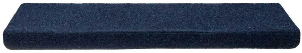 Laiptų kilimėliai, 15vnt., mėlyni 65x21x4cm perforuoti adatomis