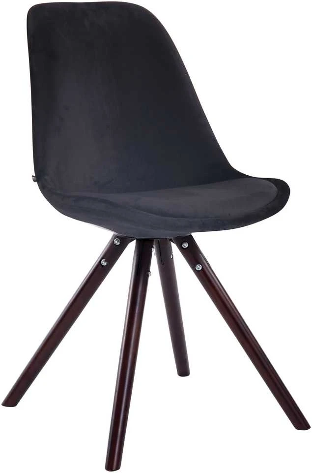 Mville Lankytojų kėdė Toulouse velvet round cappuccino