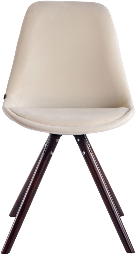 Mville Lankytojų kėdė Toulouse velvet round cappuccino