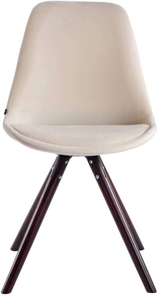 Mville Lankytojų kėdė Toulouse velvet round cappuccino