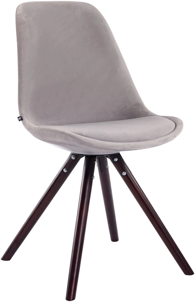 Mville Lankytojų kėdė Toulouse velvet round cappuccino