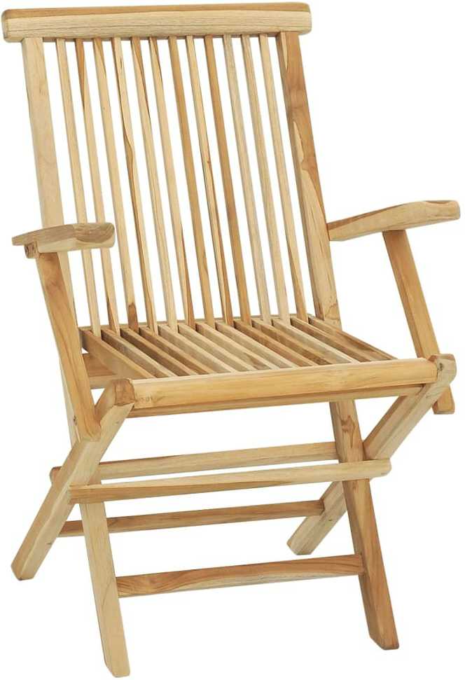 Lauko baldų komplektas Lauko valgomojo baldų komplektas, 5d., tikmedžio med. masyvas