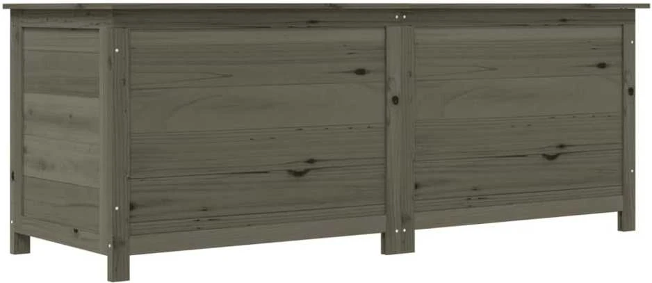 Lauko dėžė pagalvėlėms, antracito, 150x50x56cm, eglės masyvas
