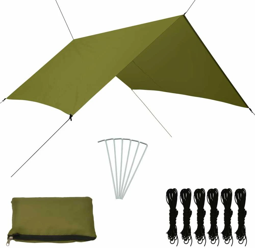 Lauko tentas, žalios spalvos, 3x2,85m