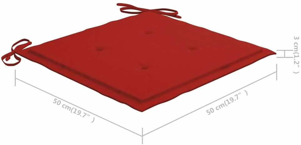 Lauko valgomojo kėdės su pagalvėlėmis, 2vnt., akacijos masyvas