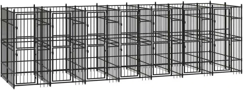 Lauko voljeras šunims, plienas, 12,9m²
