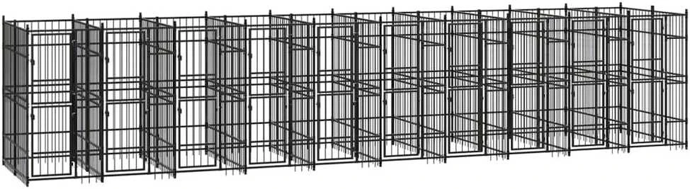 Lauko voljeras šunims, plienas, 18,43m²