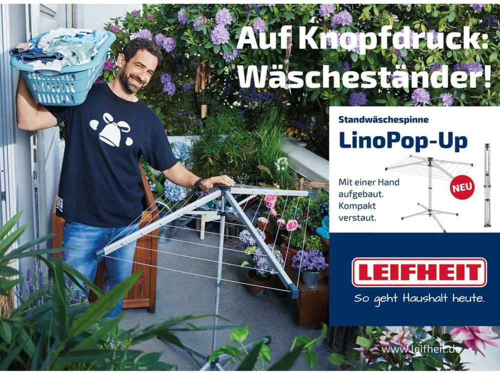 Leifheit Skalbinių džiovyklė LINOPOP 140