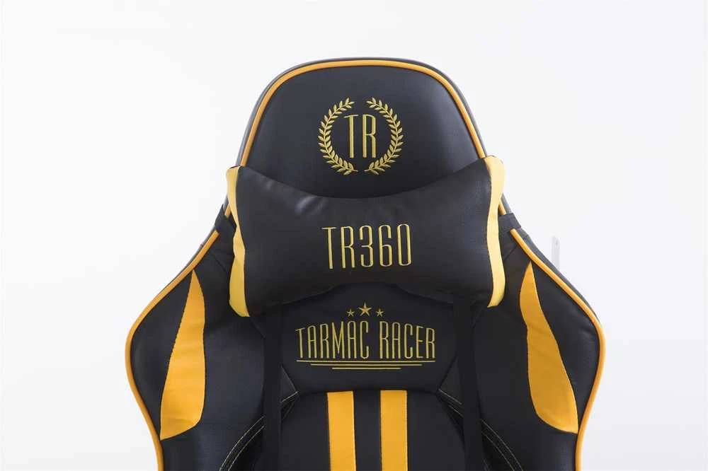 Mville Racing biuro kėdė Limit V2 dirbtinė oda su atrama kojoms