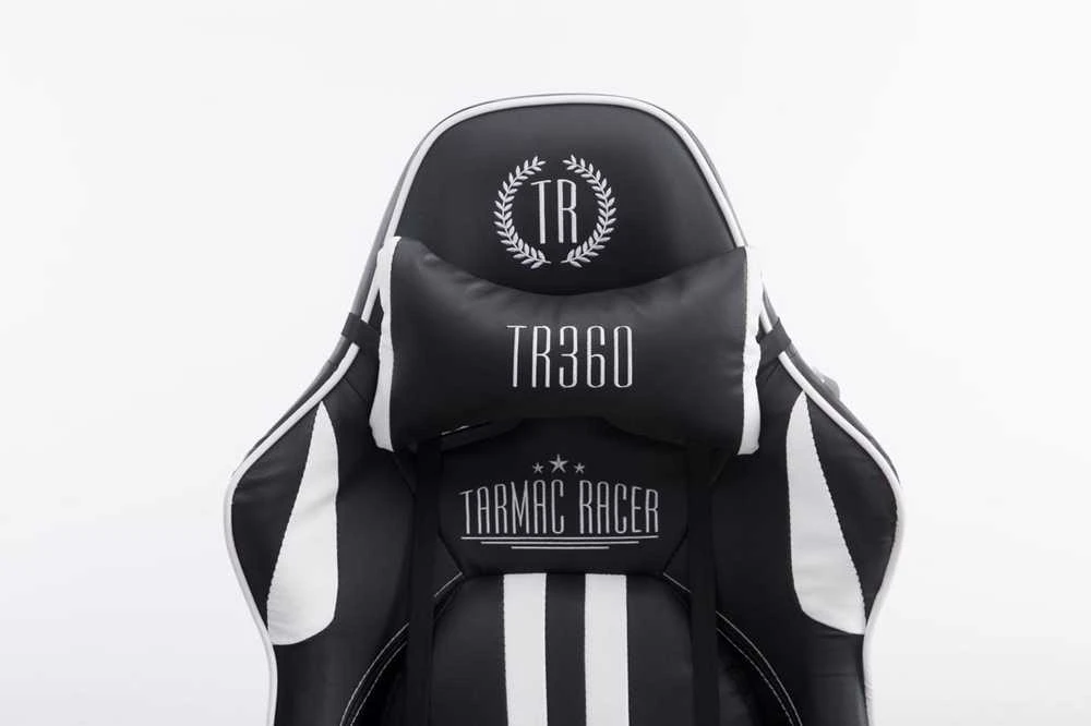 Mville Racing biuro kėdė Limit V2 dirbtinė oda su atrama kojoms