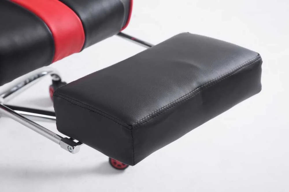 Mville Racing biuro kėdė Limit V2 dirbtinė oda su atrama kojoms