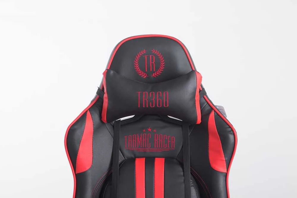 Mville Racing biuro kėdė Limit V2 dirbtinė oda su atrama kojoms
