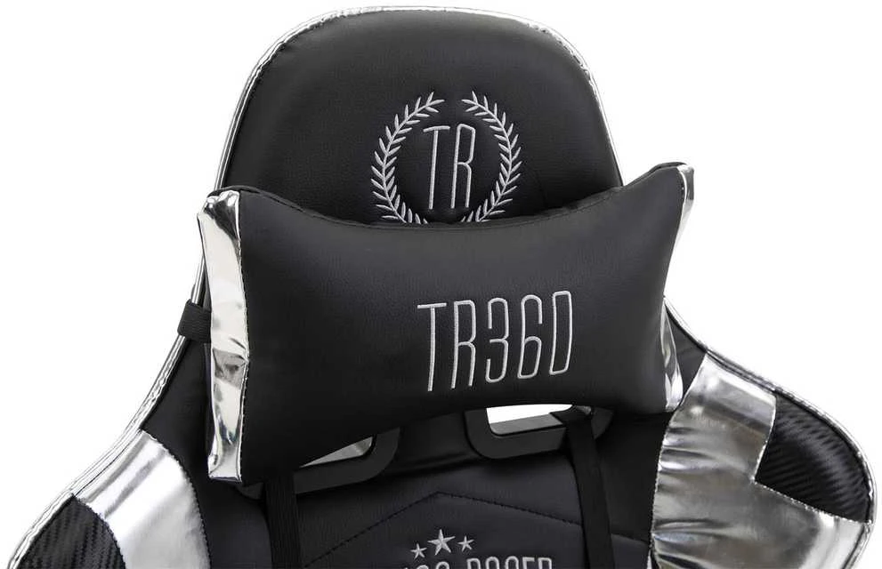 Mville Racing biuro kėdė Turbo su blizgiu atlošu kojoms