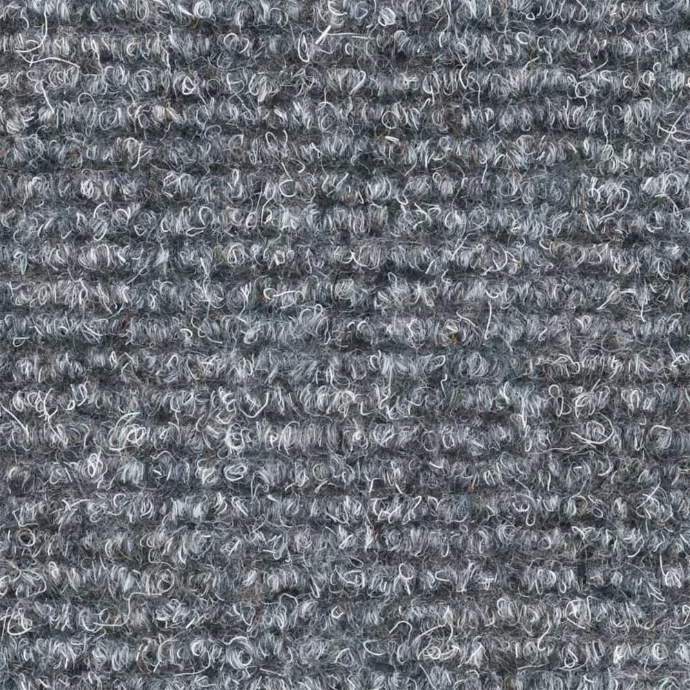 Lipnūs laiptų kilimėliai, 10vnt., šviesiai pilki, 56x17x3cm