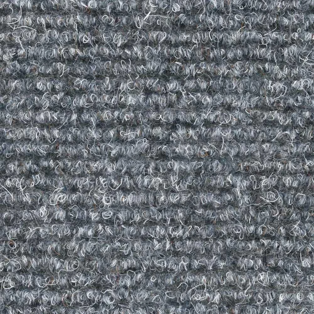 Lipnūs laiptų kilimėliai, 10vnt., šviesiai pilki, 65x21x4cm