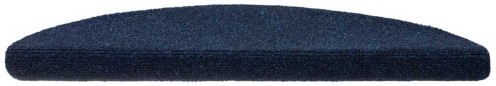 Lipnūs laiptų kilimėliai, 10vnt., tamsiai mėlyni, 56x17x3cm