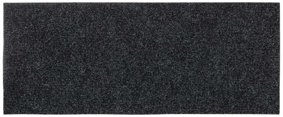Lipnūs laiptų kilimėliai, 15vnt., šviesiai rudi, 60x25cm