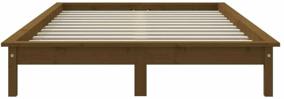 Lovos rėmas, medaus rudas, 200x200cm, pušies medienos masyvas
