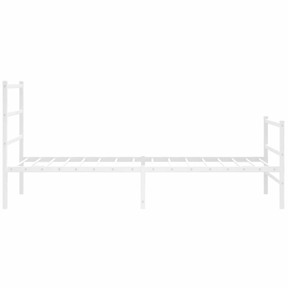 Lova Lovos rėmas su galvūgaliu/kojūgaliu, baltas, 100x190cm, metalas