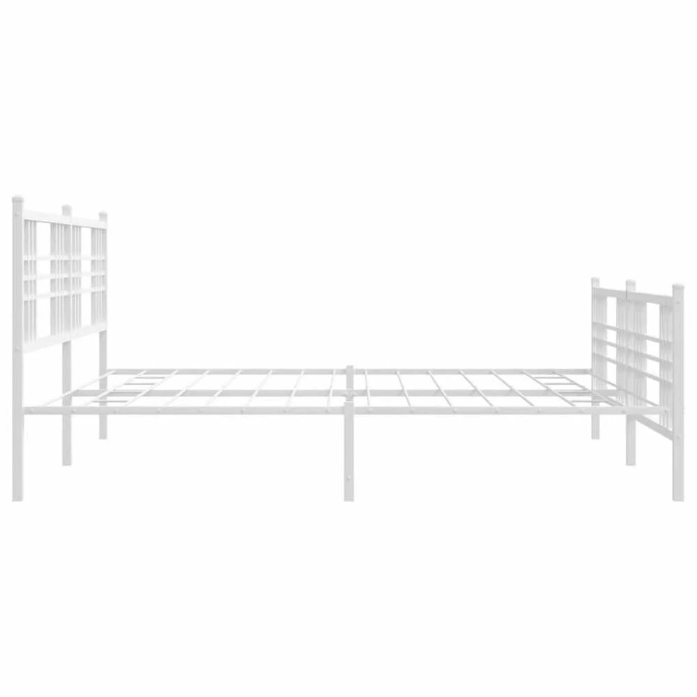 Lova Lovos rėmas su galvūgaliu/kojūgaliu, baltas, 183x213cm, metalas