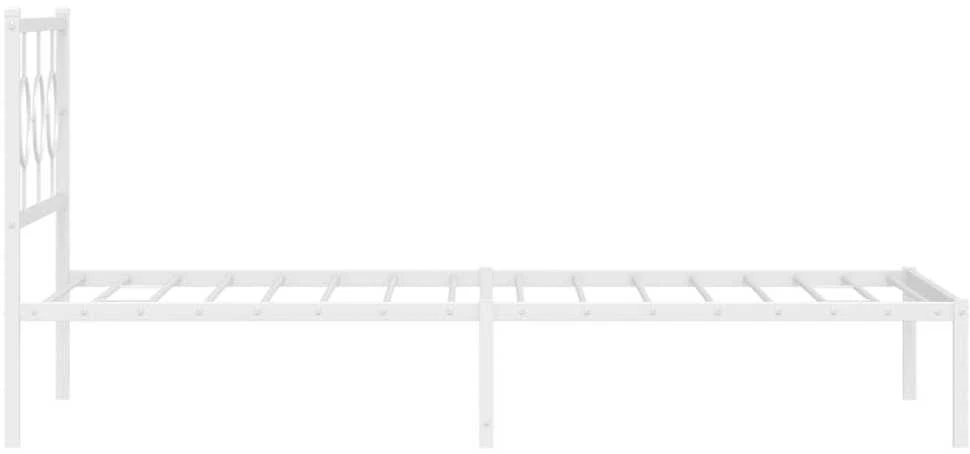 Lova Lovos rėmas su galvūgaliu/kojūgaliu, baltas, 107x203cm, metalas