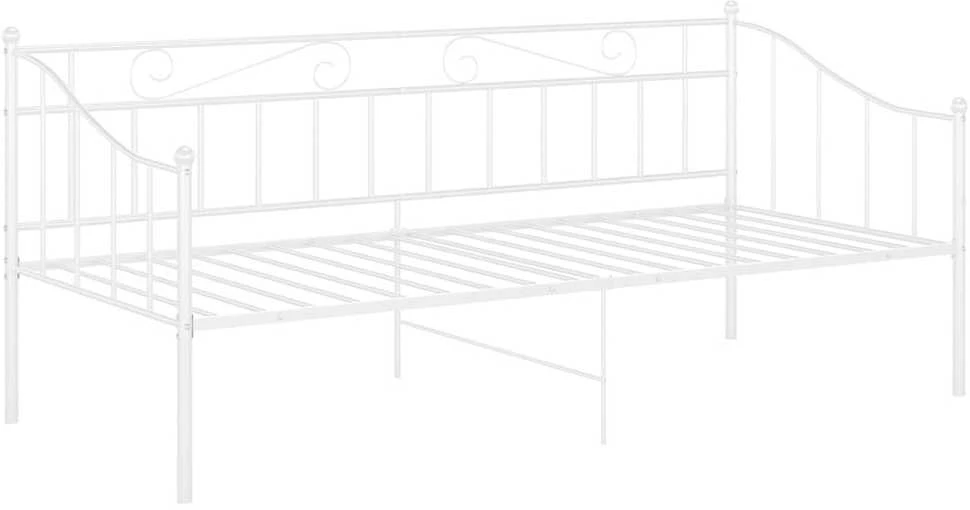 Sofos-lovos rėmas, baltos spalvos, 90x200cm, metalas