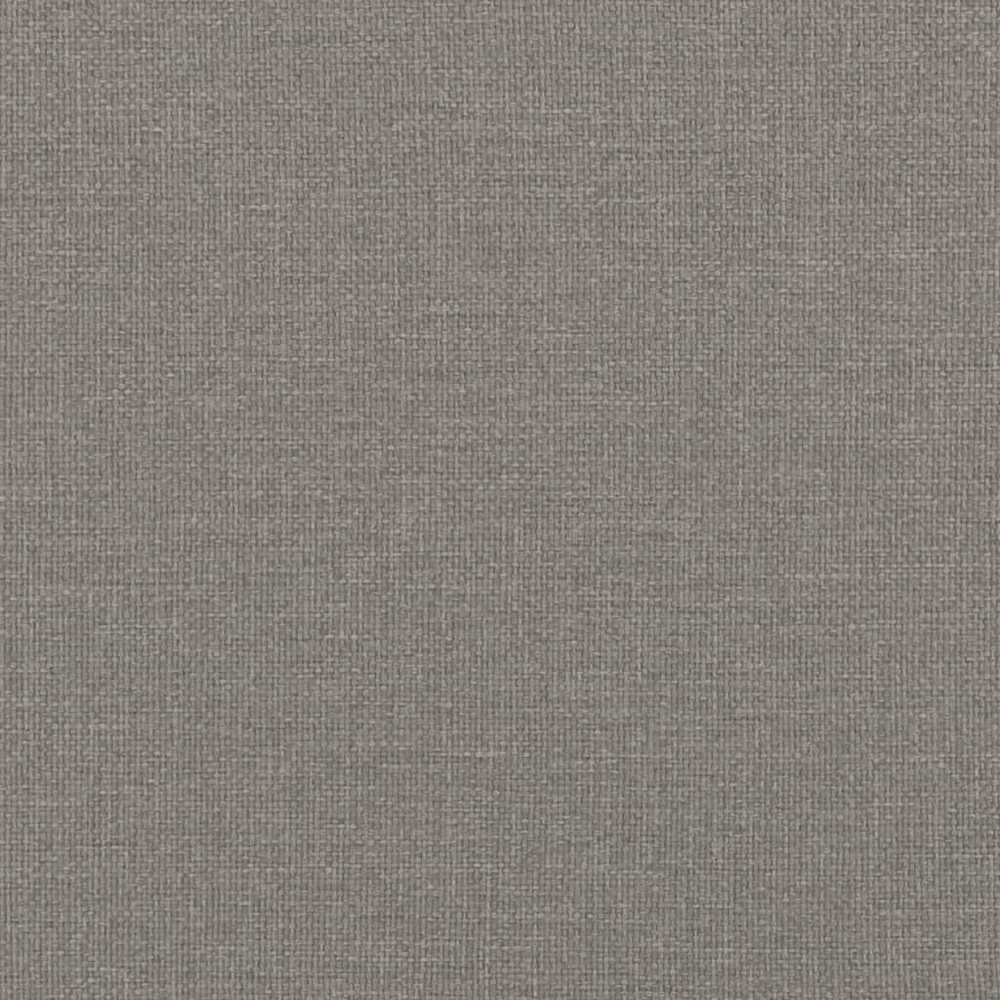 Lova su spyruoklėmis ir čiužiniu, taupe, 120x200 cm, audinys