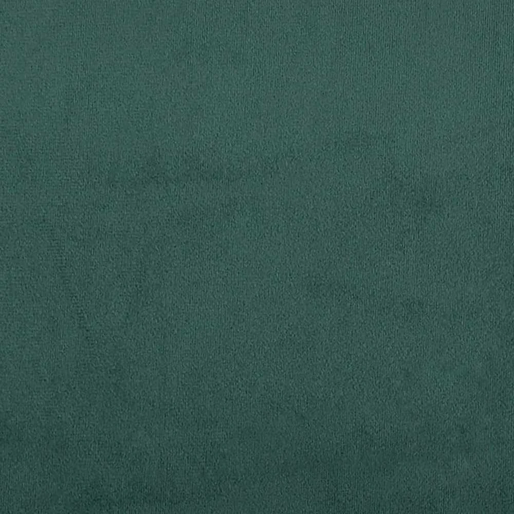 Lova su spyruoklėmis ir čiužiniu, žalia, 180x200 cm, aksomas