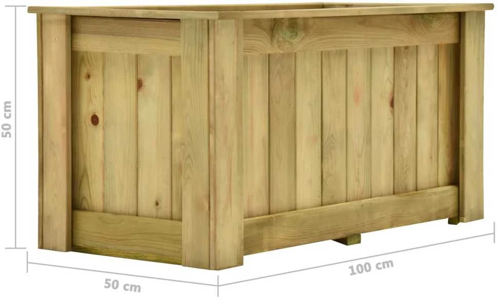 Lovelis, 100x50x50cm, impregnuota pušies mediena