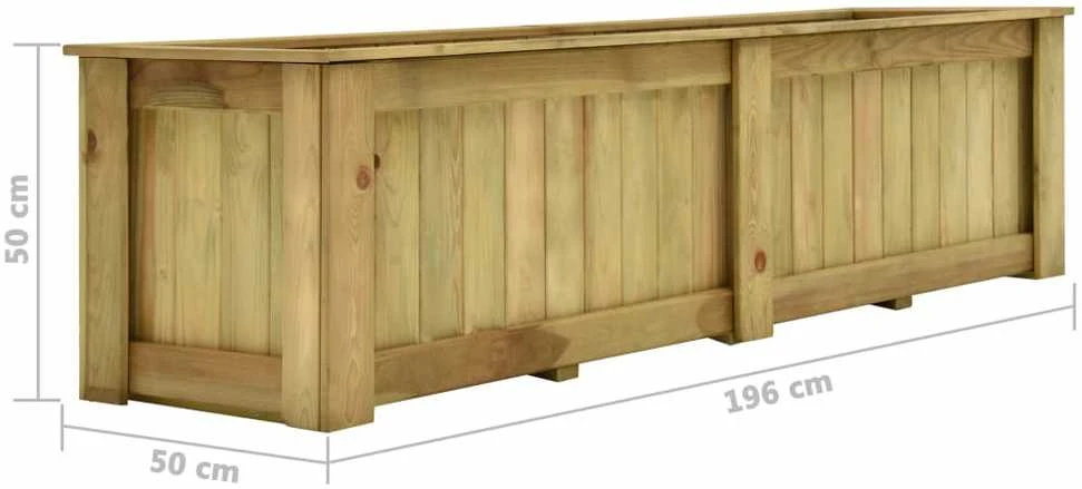 Lovelis, 196x50x50cm, impregnuota pušies mediena