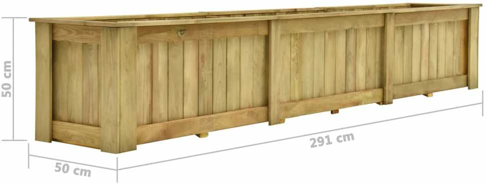 Lovelis, 291x50x50cm, impregnuota pušies mediena
