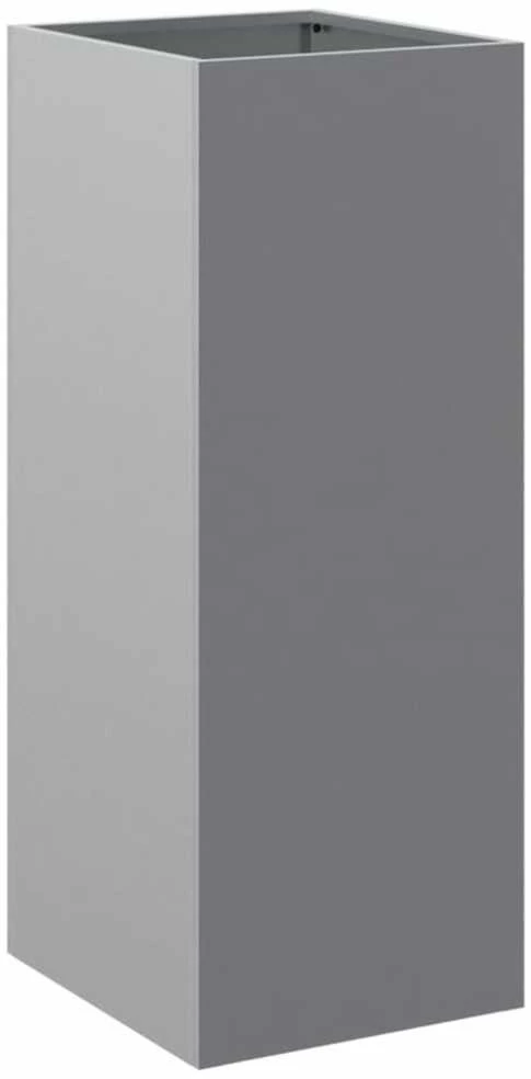 Lovelis, sidabrinis, 32x27,5x75cm, galvanizuotas plienas