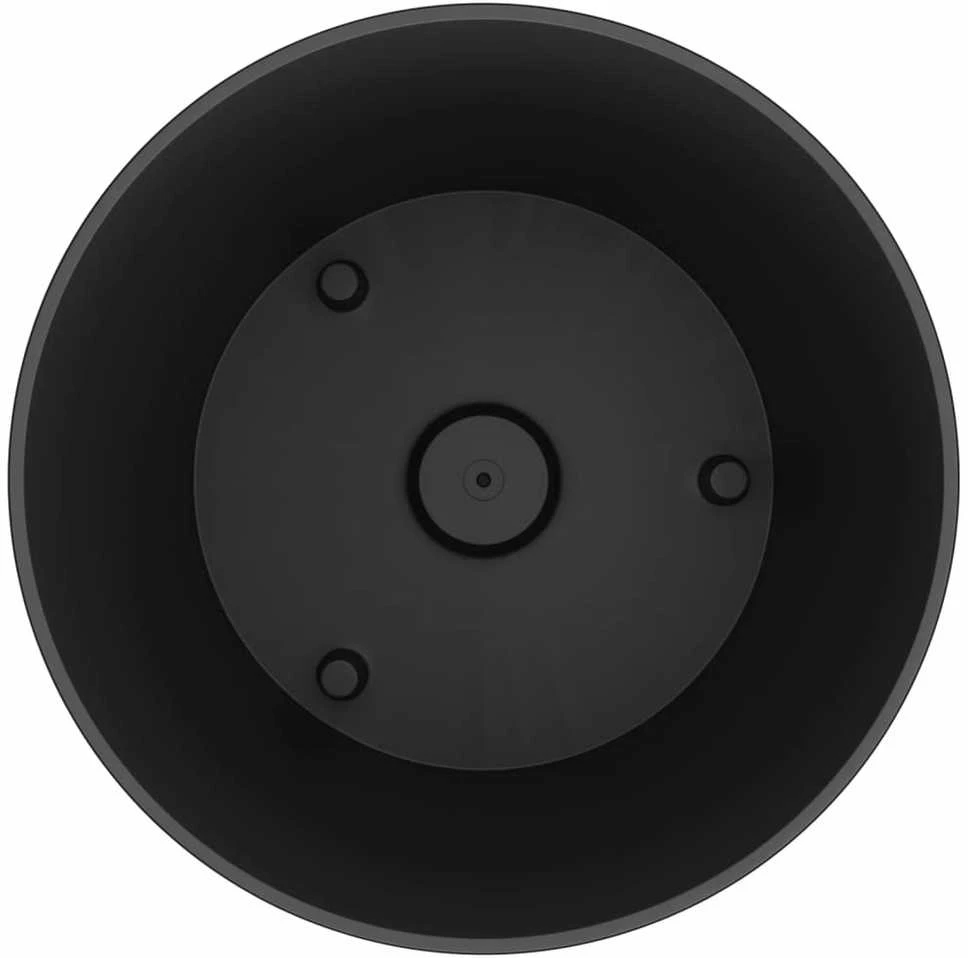 Lovelis su išimamu įdėklu, antracito, 35/37,5l, PP ratanas