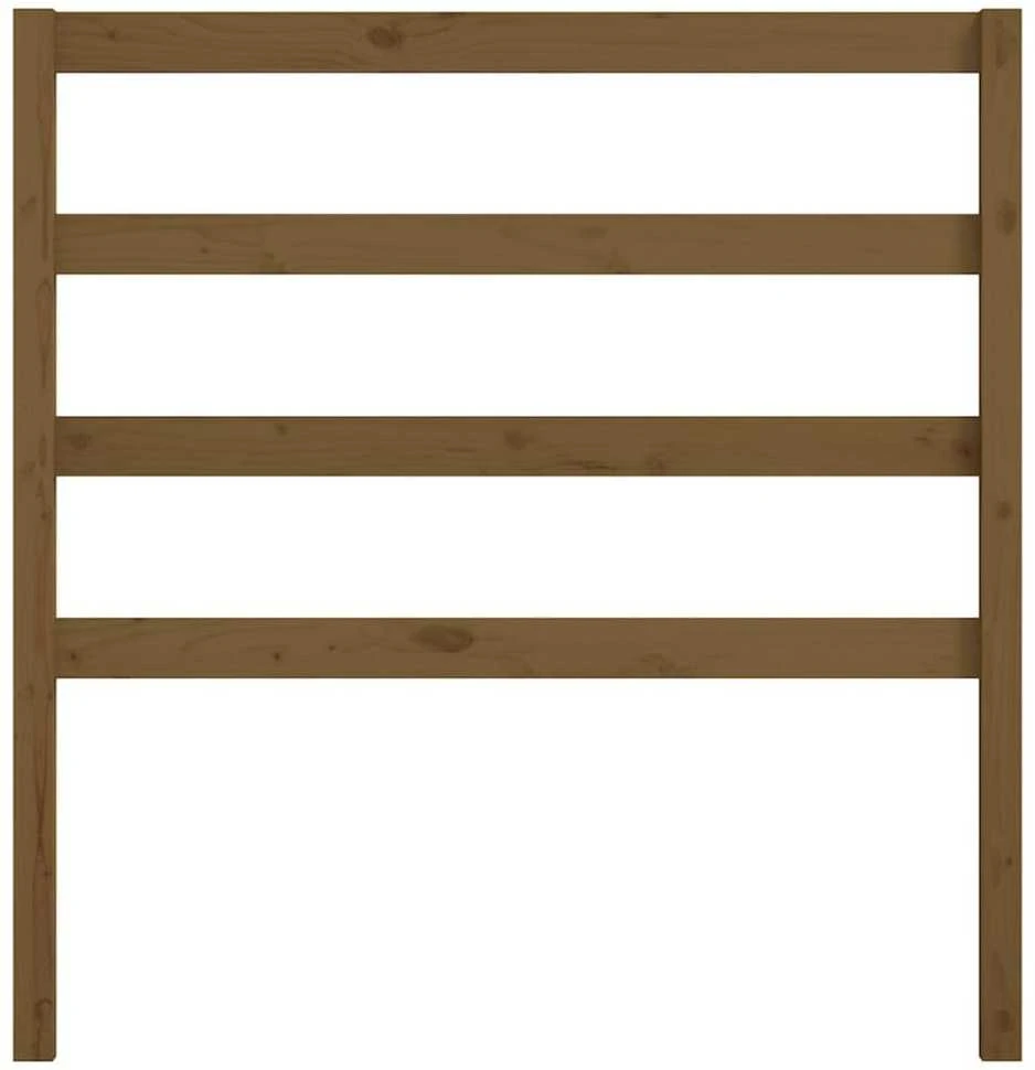 Lovos galvūgalis, medaus rudas, 106x4x100cm, pušies masyvas