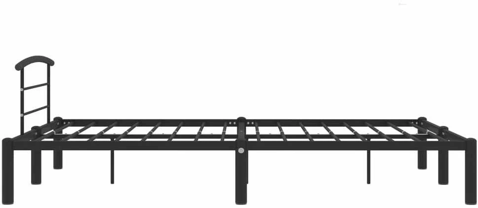 Lovos rėmas, juodos spalvos, 140x200cm, metalas
