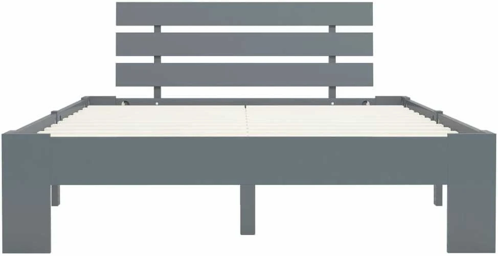 Lovos rėmas, pilkos sp., 120x200 cm, pušies medienos masyvas