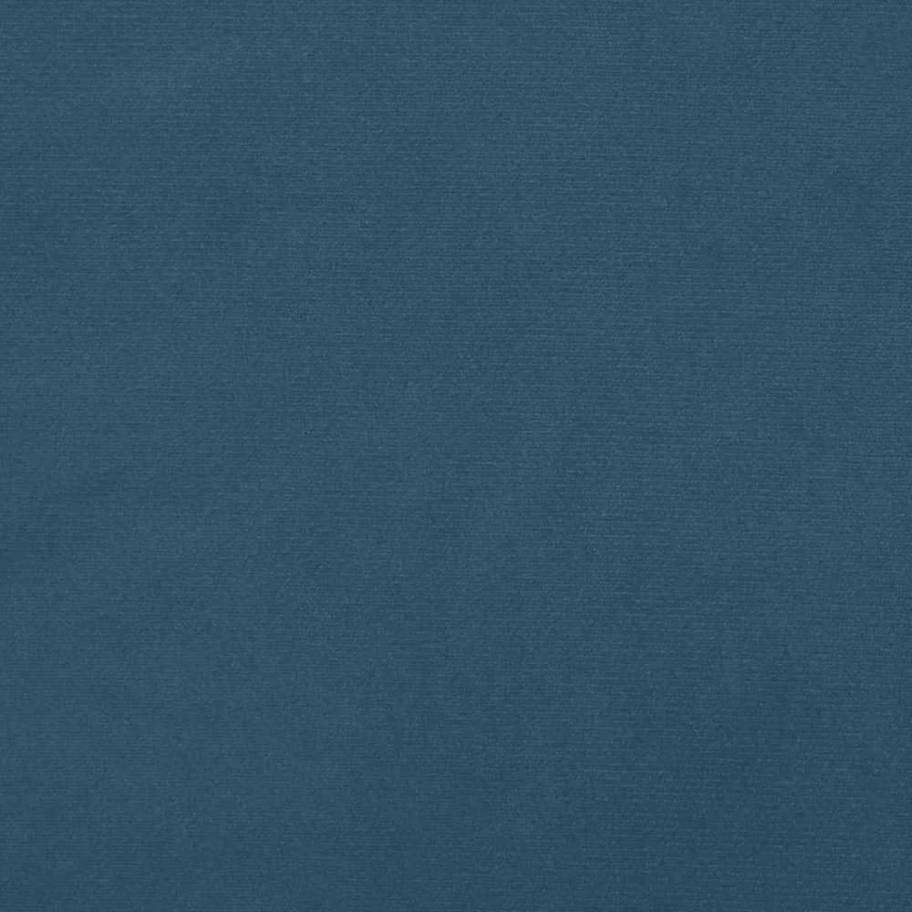 Lovos rėmas be čiužinio tamsiai mėlynas 200x200 cm aksomas