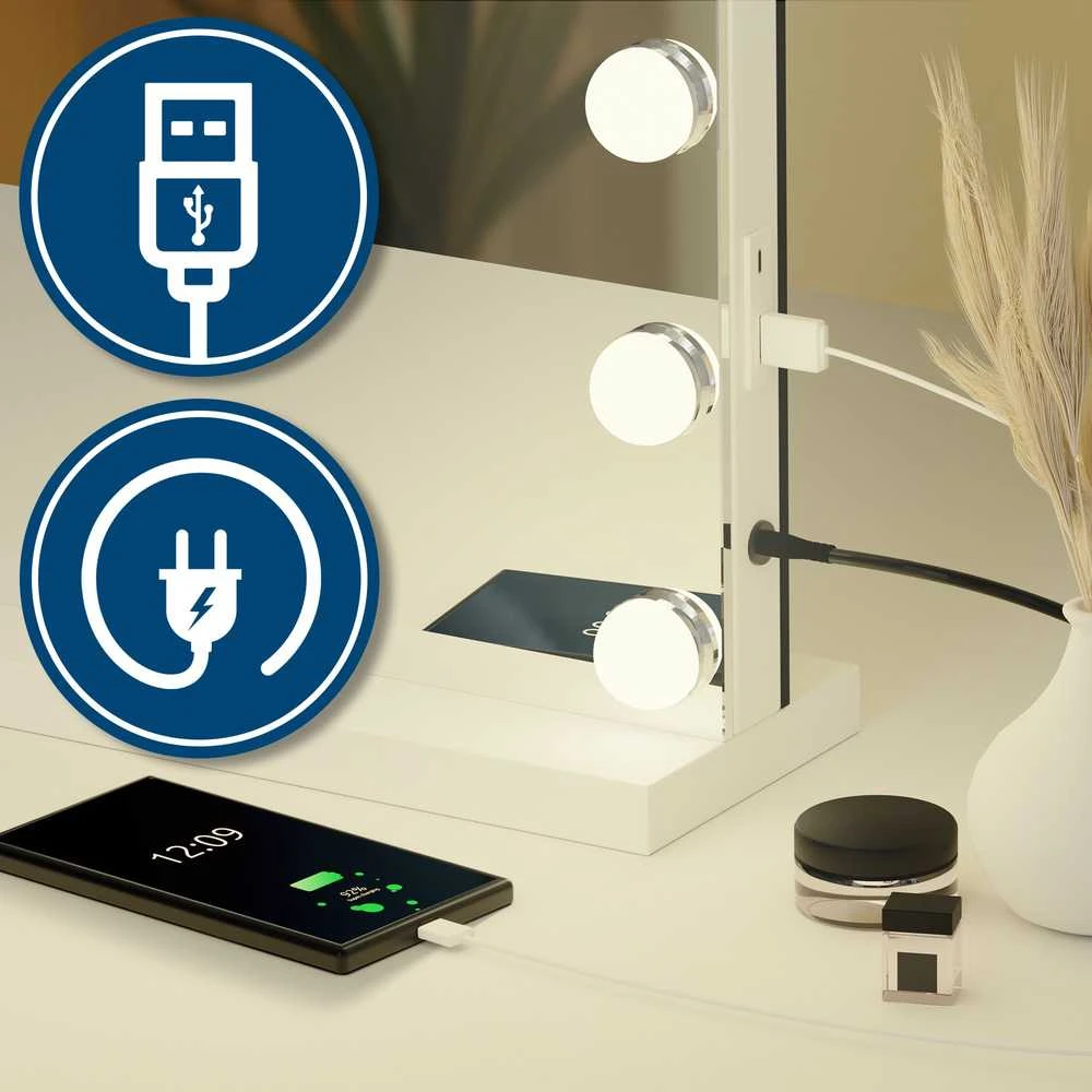 Mville Norlina veidrodėlis be „Bluetooth“