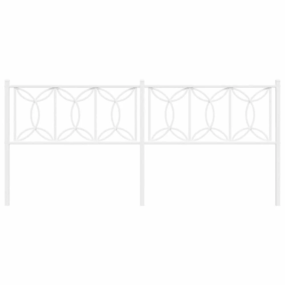 Metalinis pakaitinis galvūgalis, baltos spalvos, 200cm