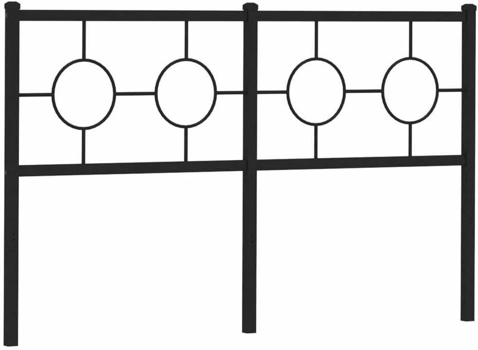 Metalinis galvūgalis, juodos spalvos, 150cm