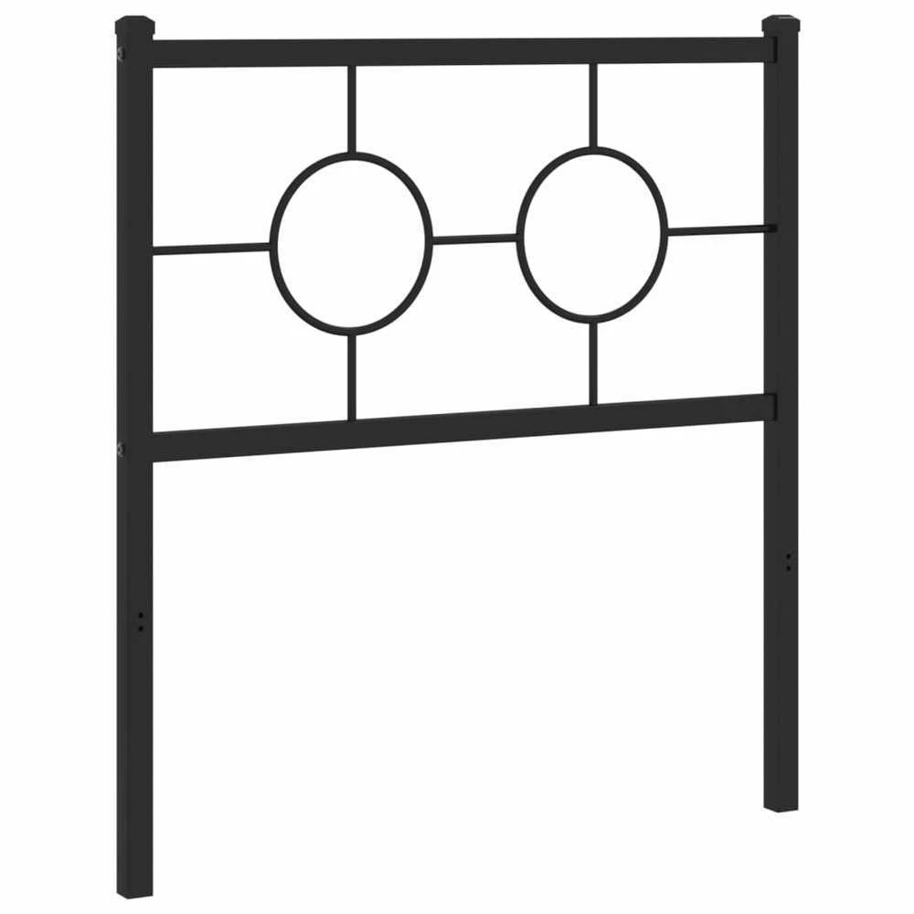Metalinis pakaitinis galvūgalis, juodos spalvos, 80cm