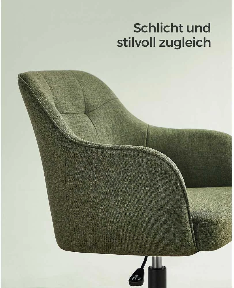 Songmics Namų biuro kėdė žalia