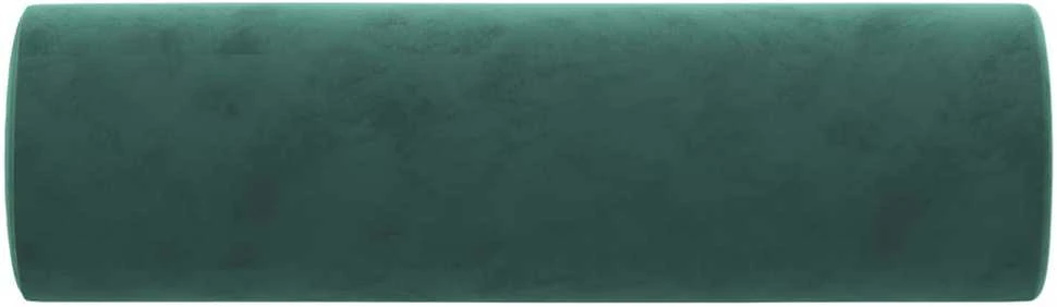 Pagalvėlės, 2vnt., tamsiai žalios spalvos, 15x50cm, aksomas