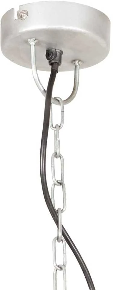 Pakabinamas šviestuvas, sidabrinis, 41cm, 25W, apskritas, E27