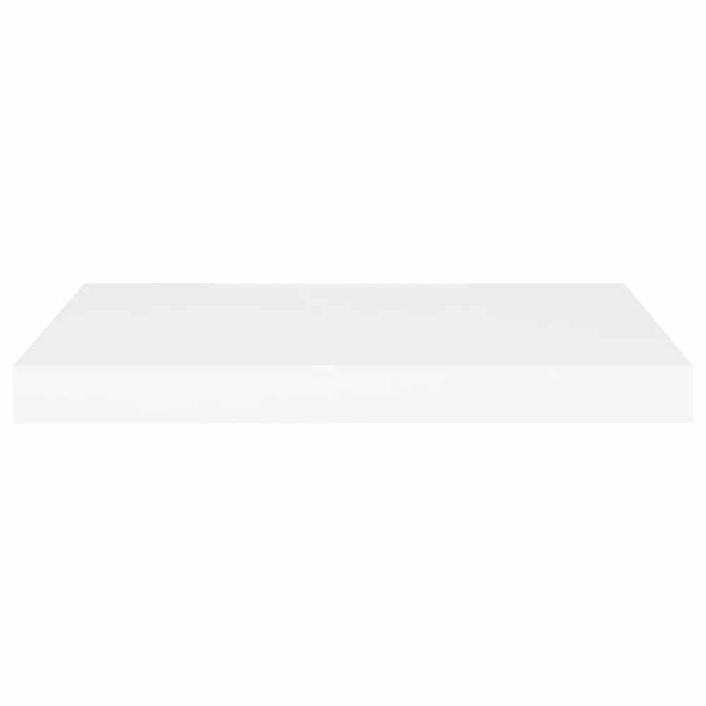 Pakabinamos lentynos, 4vnt., baltos, 60x23,5x3,8cm, MDF