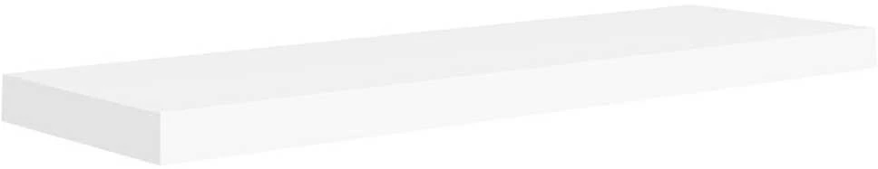 Pakabinamos lentynos, 4vnt., baltos, 80x23,5x3,8cm, MDF